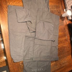 6 Alexander McQueen Assorted Dust Bags